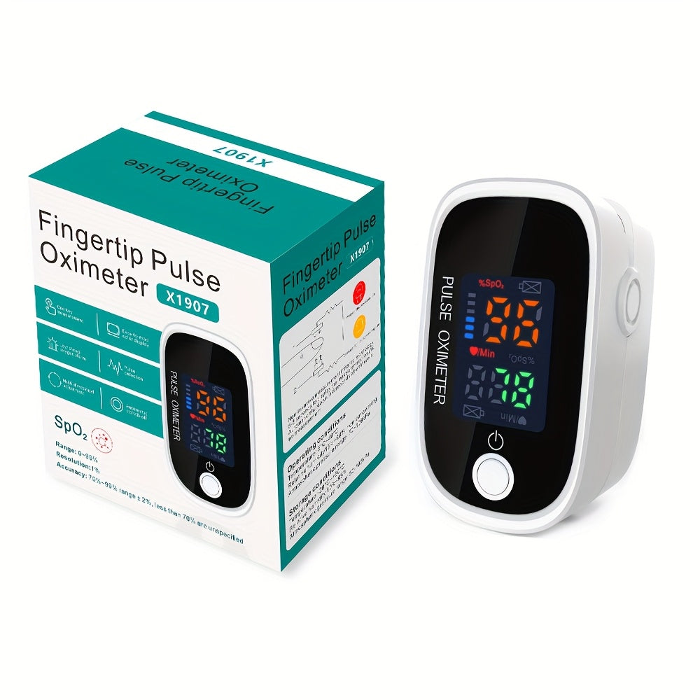 2pcs CHANG KUN Automatic Wrist Blood Pressure Monitor & Oximeter Set - Large LCD Display, Adjustable Cuff, Multi-User Mode (99 Readings Per User), Battery-Powered, Ideal for Home Use & Fitness Tracking, Health Monitoring, Sleek Design, Durable